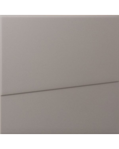 Mosa Murals Lines 36020 Wandtegel 150X150 Mid Warm Grey #4 7mm Mat