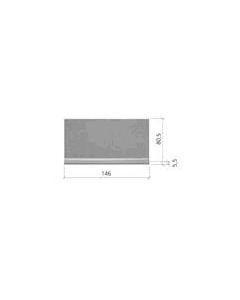 Mosa Softline 74060DP Dunne Holplint 075X150 Beige 5.5mm Mat