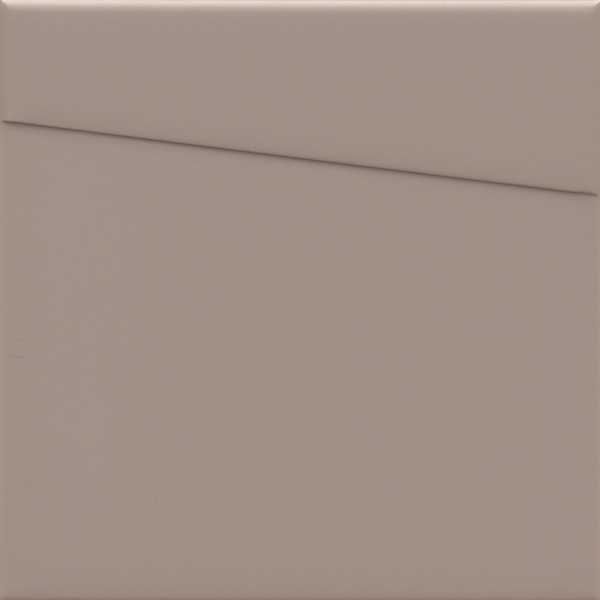 Mosa 36020-1515 Murals Lines mid warm grey #4 stonematt 15x15 7mm