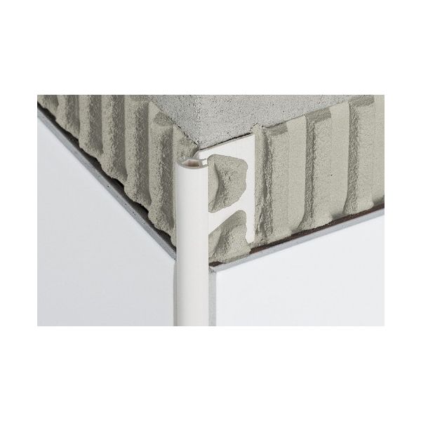 Schluter Rondecproh  Zuiver Wit Profielen (H=8 Zuiver wit)