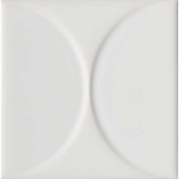 Mosa 16904-1010 Classics Kho Liang Ie Collection white pattern gloss 10x10 7,8mm