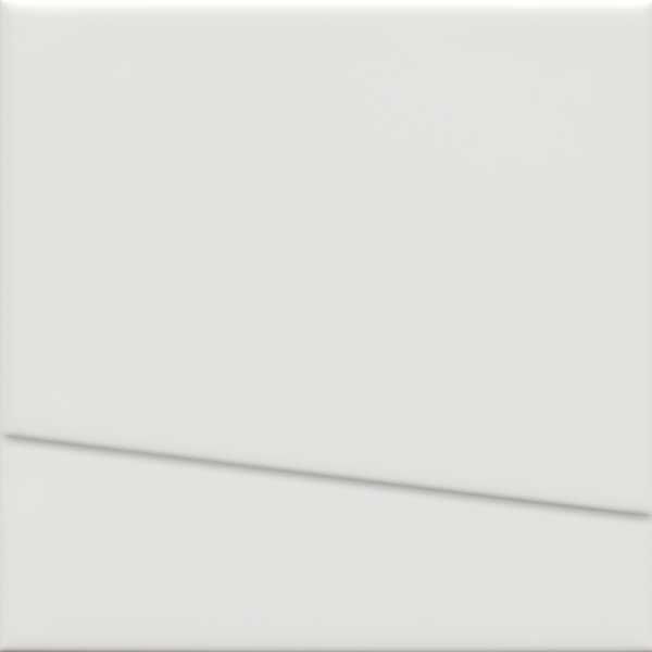 Mosa 36510-1515 Murals Lines bright white plain gloss 15x15 7mm