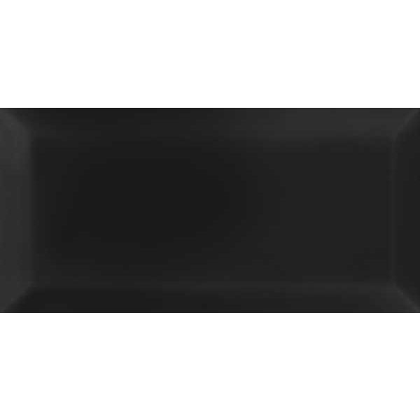 Mosa 1001-1020 Classics Trocadero black plain gloss 10x20 9mm