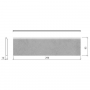 Mosa Terra Maestricht 206BP Plint 095X300 Middengrijs 10mm Mat thumbnail
