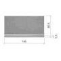 Mosa Softline 74060DP Dunne Holplint 075X150 Beige 5.5mm Mat thumbnail