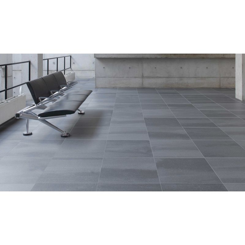 Mosa Solids 5110MR Microrelieftegel 600X600 Bas.Grey 12mm Mat Rt.R10